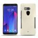 硬质真皮保护套 HTC U11+ - Blanc escumo
