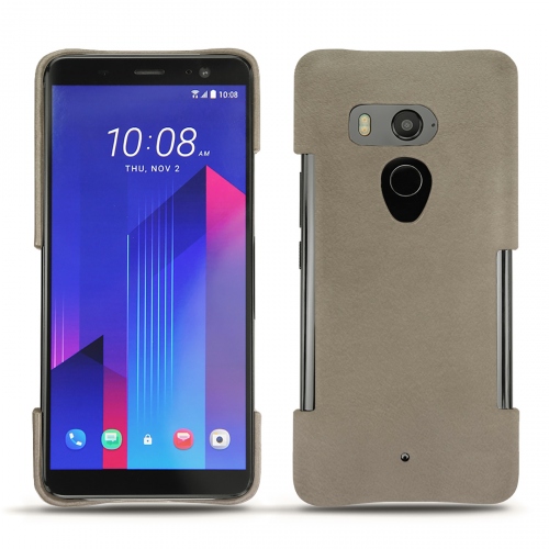 硬质真皮保护套 HTC U11+Darboun sabla ( Pantone #BCB1A1 )