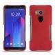 HTC U11+ leather cover - Rouge troupelenc