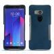 硬质真皮保护套 HTC U11+ - Blu mediterran