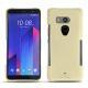 硬质真皮保护套 HTC U11+ - Beige PU