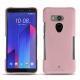 HTC U11+ leather cover - Rose PU