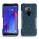 Funda de piel HTC U11+ - Indigo - Couture ( Pantone 303U ) 