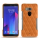 Lederschutzhülle HTC U11+ - Mandarine vintage - Couture