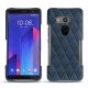 Custodia in pelle HTC U11+ - Jean vintage - Couture