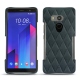 Lederschutzhülle HTC U11+ - Blu marino - Couture