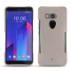 Coque cuir HTC U11+ - Taupe innocent