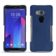 Lederschutzhülle HTC U11+ - Bleu frisson