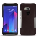 Custodia in pelle HTC U11+ - Marron envoûtant