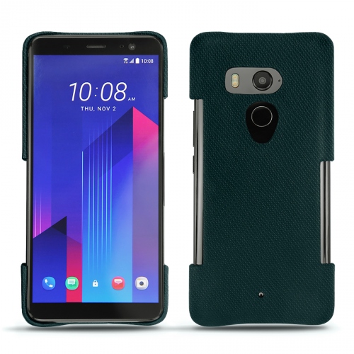 HTC U11+ leather caseVert séduisant ( Pantone #1d3c34 ) 