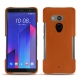 硬质真皮保护套 HTC U11+ - Orange vibrant