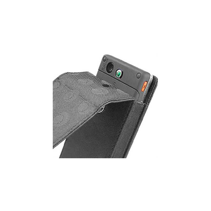 Housse cuir Sony Ericsson W880 