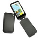 Custodia in pelle HTC HD7  - Noir ( Nappa - Black ) 