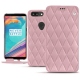 Lederschutzhülle OnePlus 5T - Rose - Couture ( Nappa - Pantone 2365C ) 