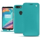 硬质真皮保护套 OnePlus 5T - Bleu fluo