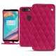 Housse cuir OnePlus 5T - Rose fluo - Couture