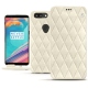 Housse cuir OnePlus 5T - Blanc escumo - Couture