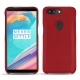 OnePlus 5T leather cover - Rouge ( Nappa - Pantone 199C ) 