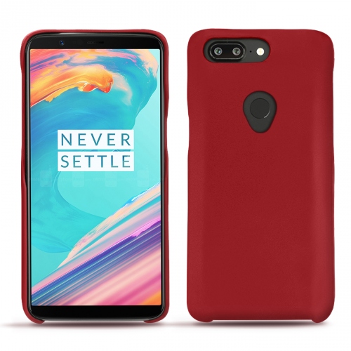 Custodia in pelle OnePlus 5TRouge ( Nappa - Pantone #d50032 ) 