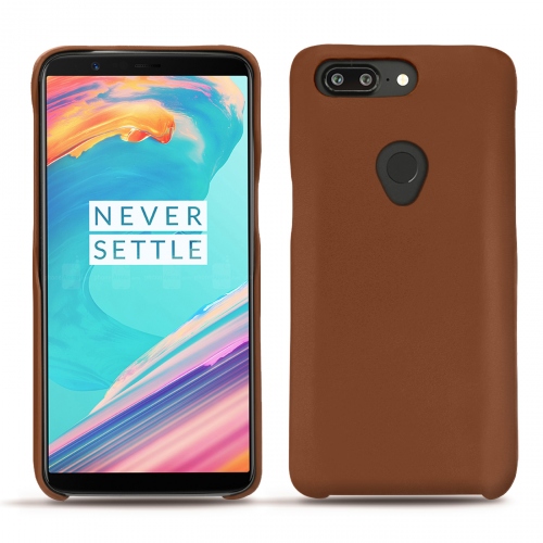 Capa em pele OnePlus 5TMarron ( Nappa - Pantone #8B4720 ) 