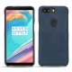 硬质真皮保护套 OnePlus 5T - Jean vintage ( Roughtcut - Pantone 285U  ) 