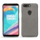 Lederschutzhülle OnePlus 5T - Acier vintage ( Pantone 403C ) 