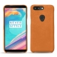 硬质真皮保护套 OnePlus 5T - Mandarine vintage ( Pantone 165C ) 