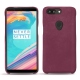 Capa em pele OnePlus 5T - Prune vintage ( Pantone 512C ) 