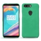 Lederschutzhülle OnePlus 5T - Menthe vintage ( Pantone 562C ) 