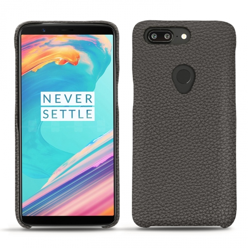 OnePlus 5T leather caseAnthracite ( Pantone #41403c ) 