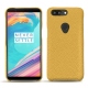 Coque cuir OnePlus 5T - Mimosa ( Pantone 141C ) 