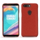 Lederschutzhülle OnePlus 5T - Papaye ( Pantone 180C ) 