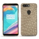 硬质真皮保护套 OnePlus 5T - Autruche desert