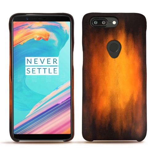 Custodia in pelle OnePlus 5TFauve Patine