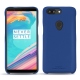 Custodia in pelle OnePlus 5T - Bleu Océan PU