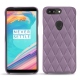 硬质真皮保护套 OnePlus 5T - Lilas - Couture ( Nappa - Pantone 2645U ) 