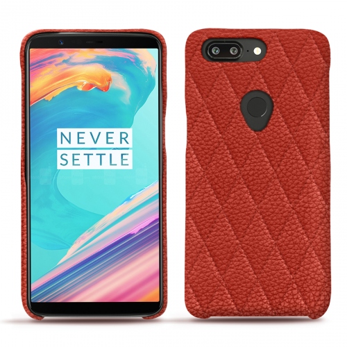 レザーケース OnePlus 5TPapaye - Couture ( Pantone #b54317 ) 