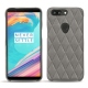 硬质真皮保护套 OnePlus 5T - Acier vintage - Couture