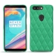 OnePlus 5T leather cover - Menthe vintage - Couture