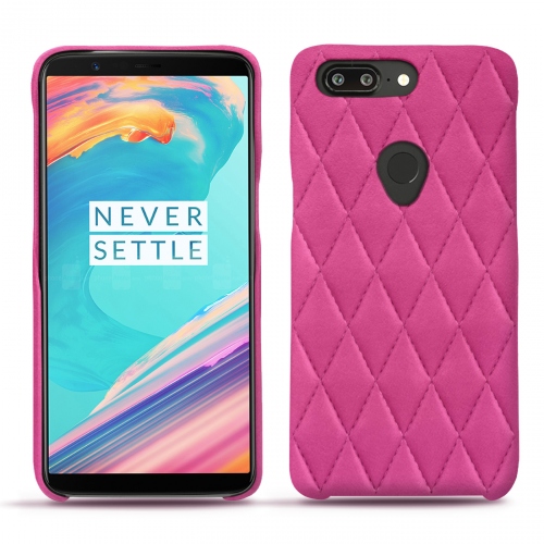OnePlus 5T leather caseRose BB - Couture ( Pantone #DB599F )