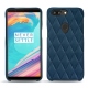 OnePlus 5T leather cover - Blu mediterran - Couture