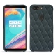 Lederschutzhülle OnePlus 5T - Blu marino - Couture