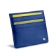 防RFID / NFC辐射- X4卡片包 - Bleu océan ( Nappa - Pantone 293C ) 