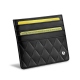 신용카드 홀더 X4- RFID / NFC 차단  - Noir - Couture ( Nappa - Black ) 