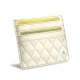 Porta-cartões X4 - Anti-RFID / NFC - Blanc - Couture ( Bologna - White ) 