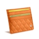 신용카드 홀더 X4- RFID / NFC 차단  - Orange - Couture ( Nappa - Pantone 1495U ) 