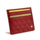 クレジットカードホルダー　X4 - RFID / NFC 保護機能付き - Tomate - Couture ( Pantone 187C ) 