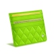 防RFID / NFC辐射- X4卡片包 - Vert fluo - Couture
