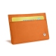 Kartenetui X2 - Anti-RFID / NFC - Orange ( Nappa - Pantone 1495U ) 