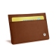 Porta carte X2 - Anti-RFID / NFC - Marron ( Nappa - Pantone 1615C ) 